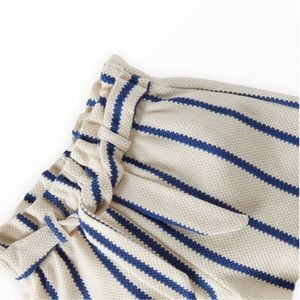 Zara l Blue Striped Shorts